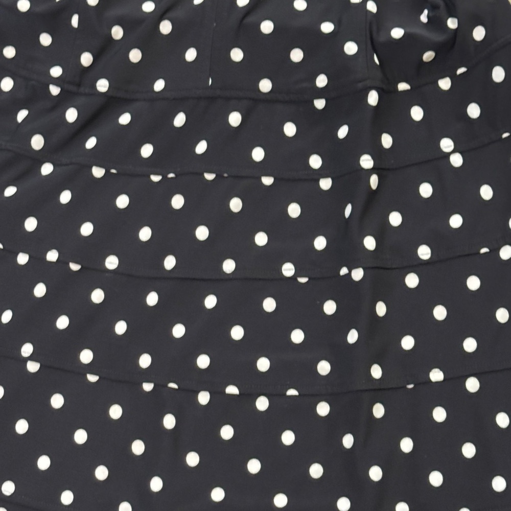 Tommy Hilfiger size 16 Black Polka Dot Dress with matching belt. - Picture 5 of 6